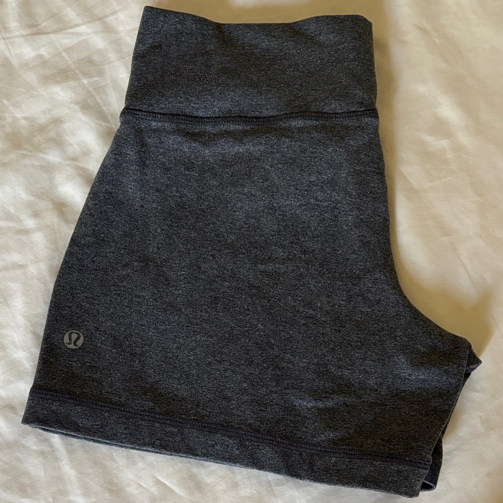 lululemon athletica Women's Dark Gray Bike Shorts